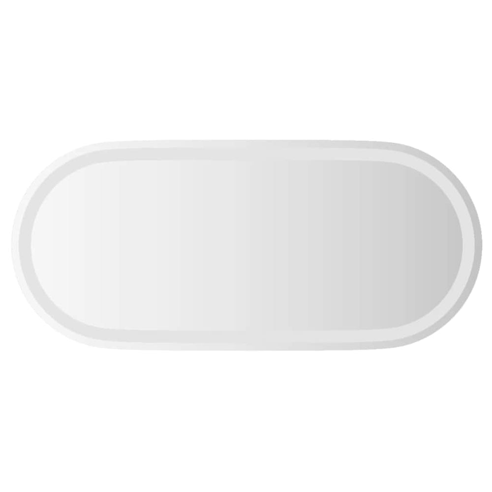 LED Badspiegel Oval 80x35 cm