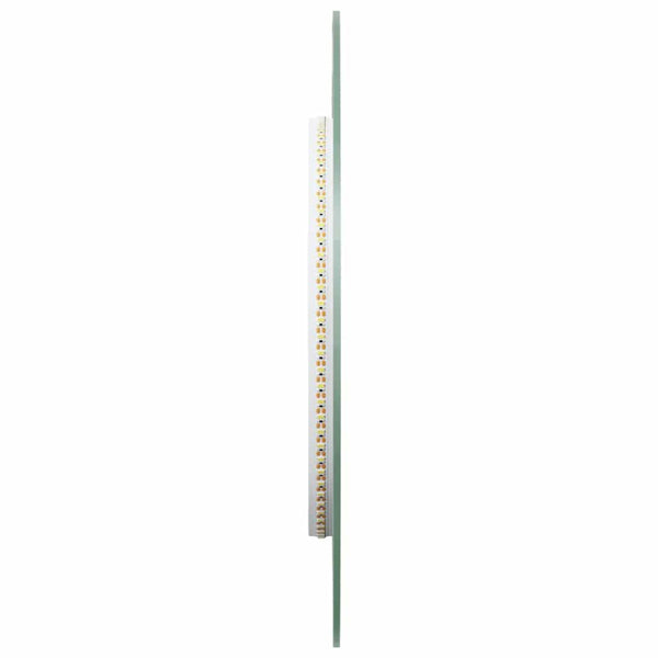 LED Badspiegel Oval 80x35 cm