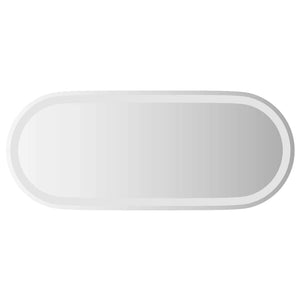 LED Badspiegel Oval 90x40 cm