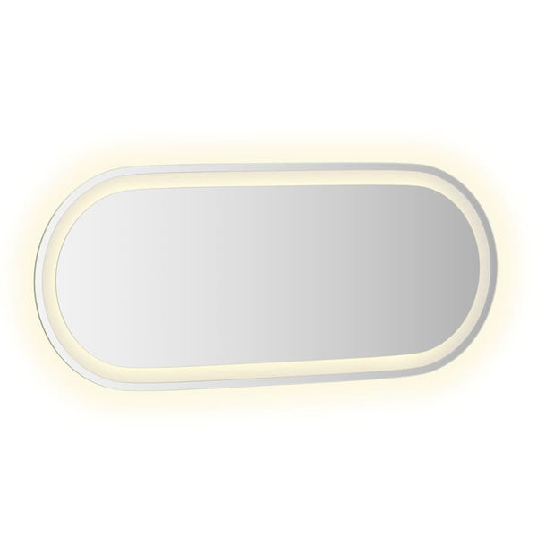 LED Badspiegel Oval 90x40 cm