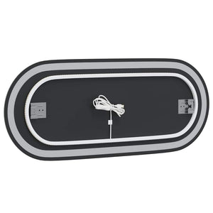 LED Badspiegel Oval 90x40 cm