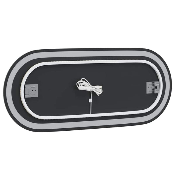 LED Badspiegel Oval 90x40 cm