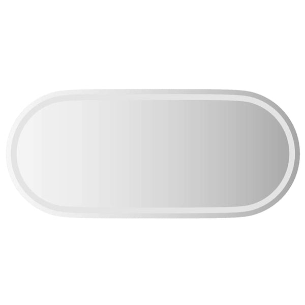 LED Badspiegel Oval 100x45 cm