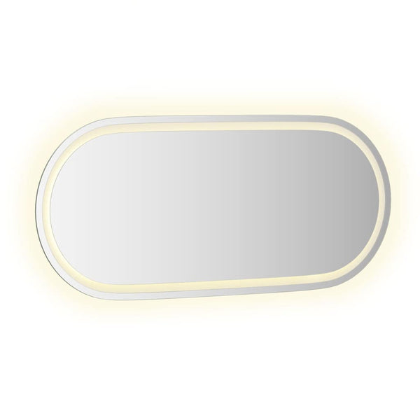 LED Badspiegel Oval 100x45 cm