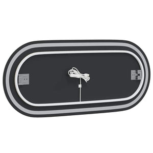 LED Badspiegel Oval 100x45 cm