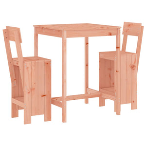 vidaXL Ensemble de bar de jardin 3 pièces en bois de douglas massif