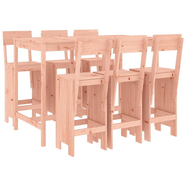vidaXL Ensemble de bar de jardin 7 pcs Bois massif de douglas