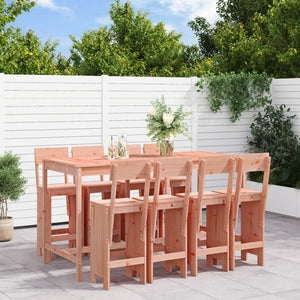 vidaXL Ensemble de bar de jardin 9 pièces en bois de Douglas massif