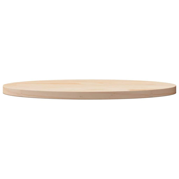 Tischplatte Oval 60x30 cm Kiefer Massivholz