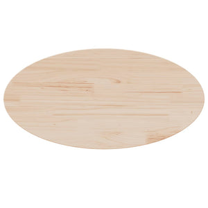 Tischplatte Oval 60x30 cm Kiefer Massivholz