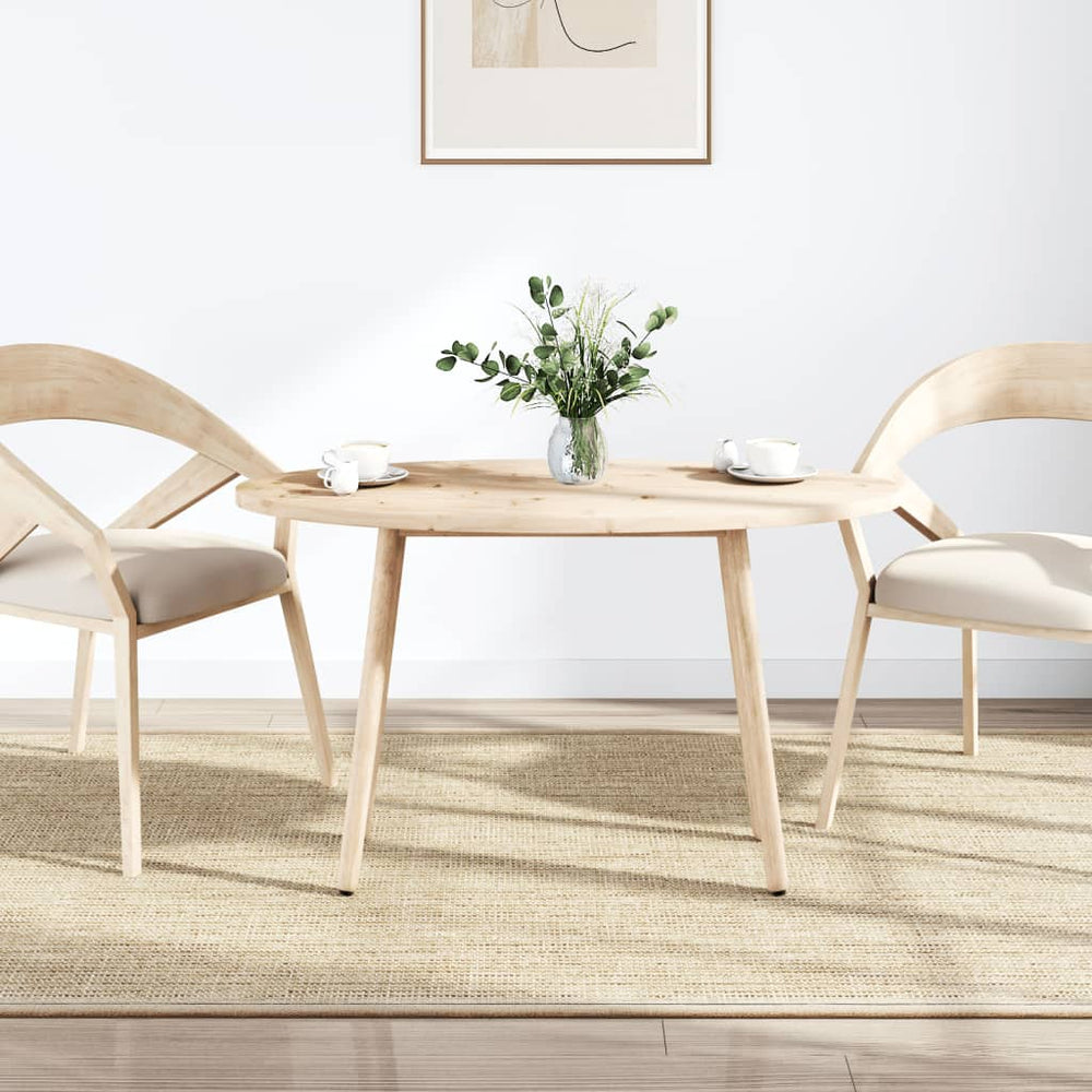 vidaXL Plateau de table 110x55x2,5 cm Bois de pin massif Ovale
