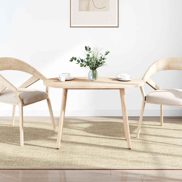 Massivholz Tischplatte Kiefer Oval 100x50 cm