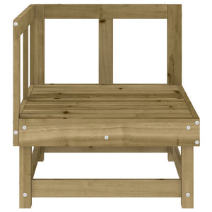 vidaXL Garden Corner Sofa Impregnated Pinewood