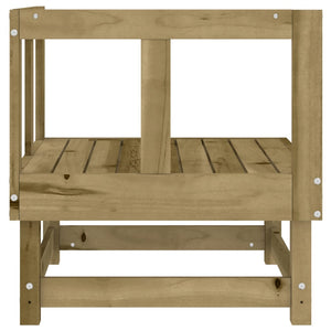 vidaXL Garden Corner Sofa Impregnated Pinewood