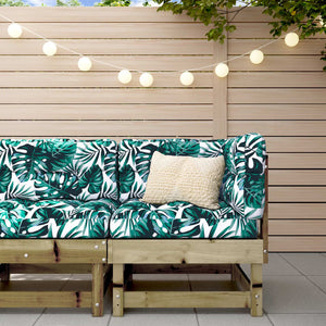vidaXL Garden Corner Sofa Impregnated Pinewood
