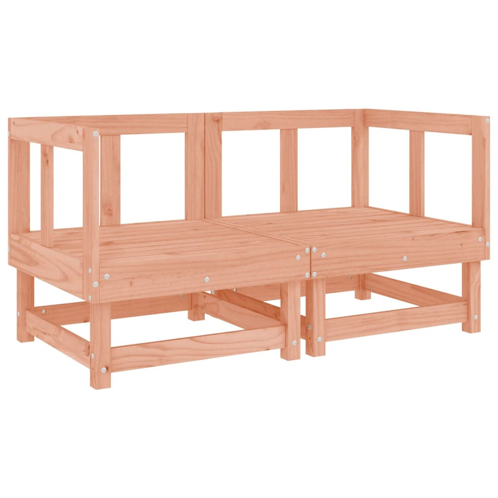 vidaXL Canapés d'angle de jardin 2 pcs Bois de douglas massif