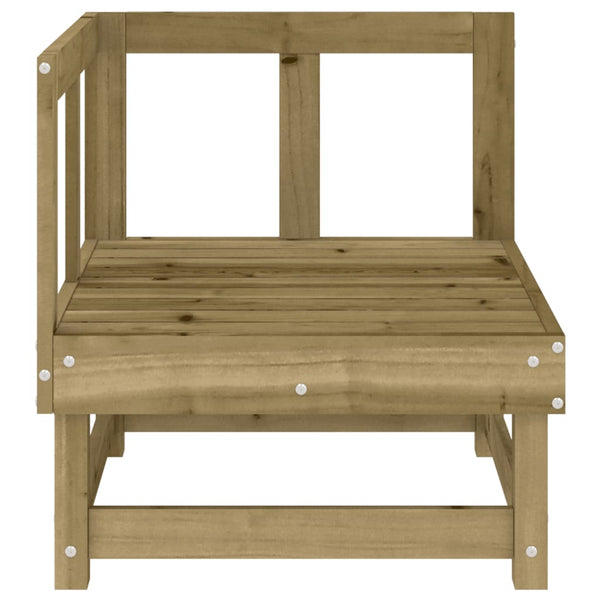 vidaXL Garden Corner Sofas 2 pcs. Impregnated Pinewood