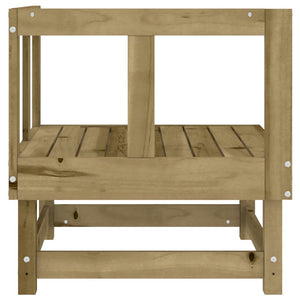 vidaXL Garden Corner Sofas 2 pcs. Impregnated Pinewood