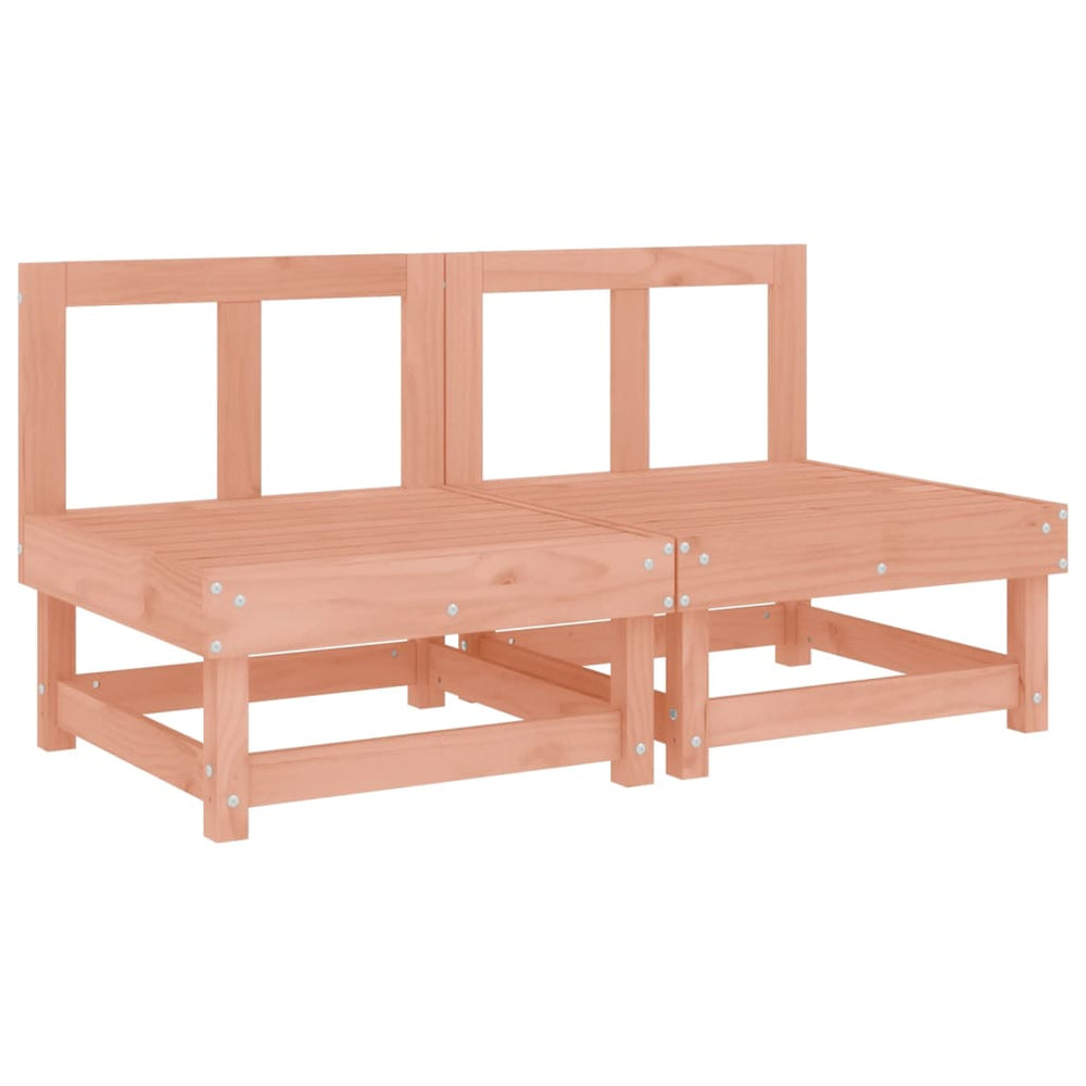 vidaXL Canapés centraux de jardin 2 pcs Bois de Douglas massif
