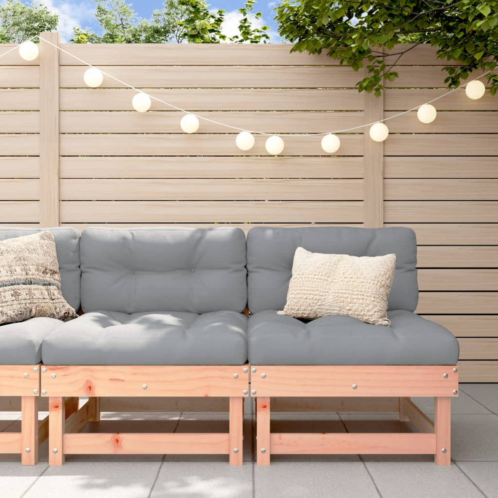 vidaXL Canapés centraux de jardin 2 pcs Bois de Douglas massif