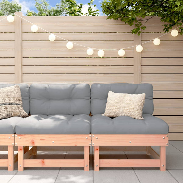 vidaXL Canapés centraux de jardin 2 pcs Bois de Douglas massif
