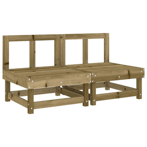 vidaXL Garden Center Sofas 2 pcs. Pinewood Impregnated