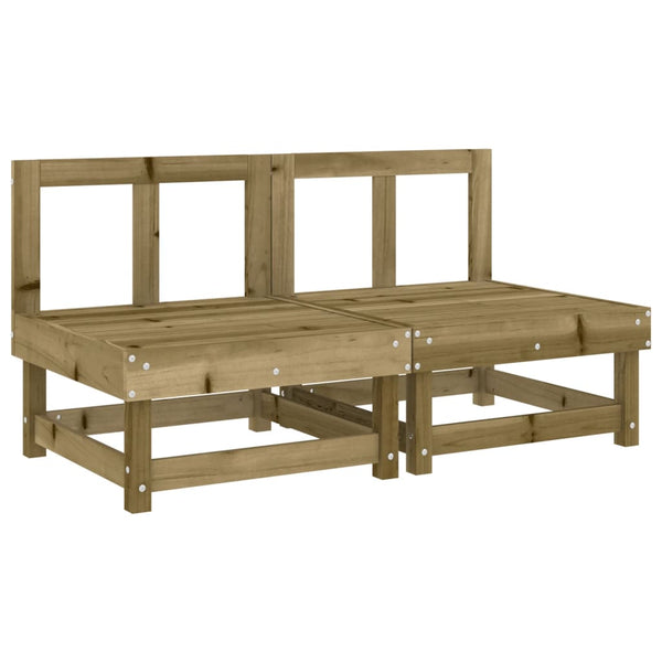 vidaXL Garden Center Sofas 2 pcs. Pinewood Impregnated