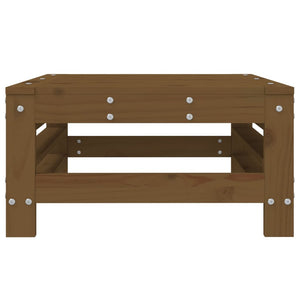 Gartenhocker Honigbraun Kiefer Massivholz