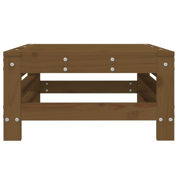 Gartenhocker Honigbraun Kiefer Massivholz