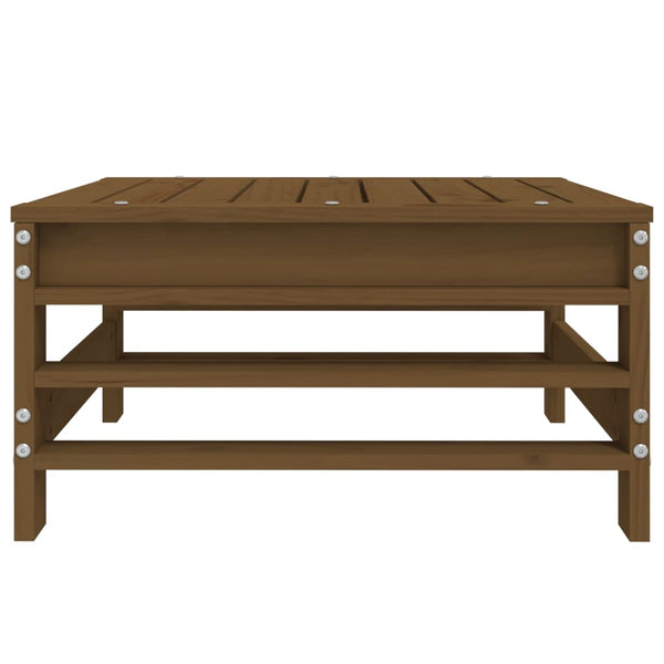 Gartenhocker Honigbraun Kiefer Massivholz