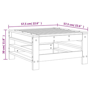 Gartenhocker Honigbraun Kiefer Massivholz