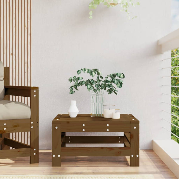 Gartenhocker Honigbraun Kiefer Massivholz
