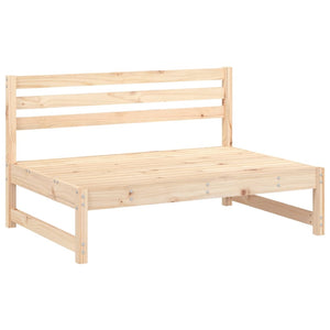 Garten Mittelsofa 120x80 cm Kiefer Massivholz