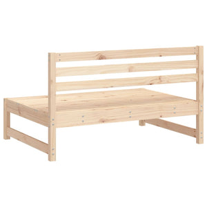Garten Mittelsofa 120x80 cm Kiefer Massivholz