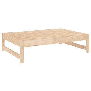 Gartenhocker Kiefer Massivholz 120x80 cm
