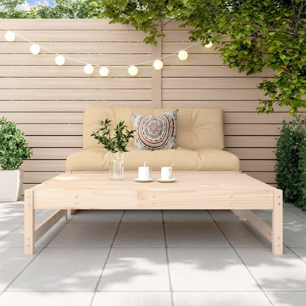 Gartenhocker Kiefer Massivholz 120x80 cm
