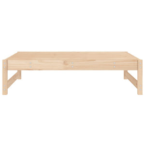 Gartenhocker Kiefer Massivholz 120x80 cm