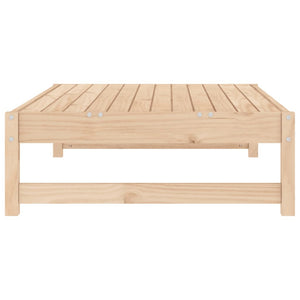 Gartenhocker Kiefer Massivholz 120x80 cm