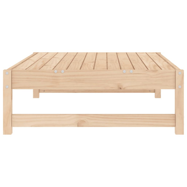Gartenhocker Kiefer Massivholz 120x80 cm