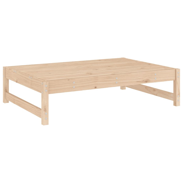 Gartenhocker Kiefer Massivholz 120x80 cm
