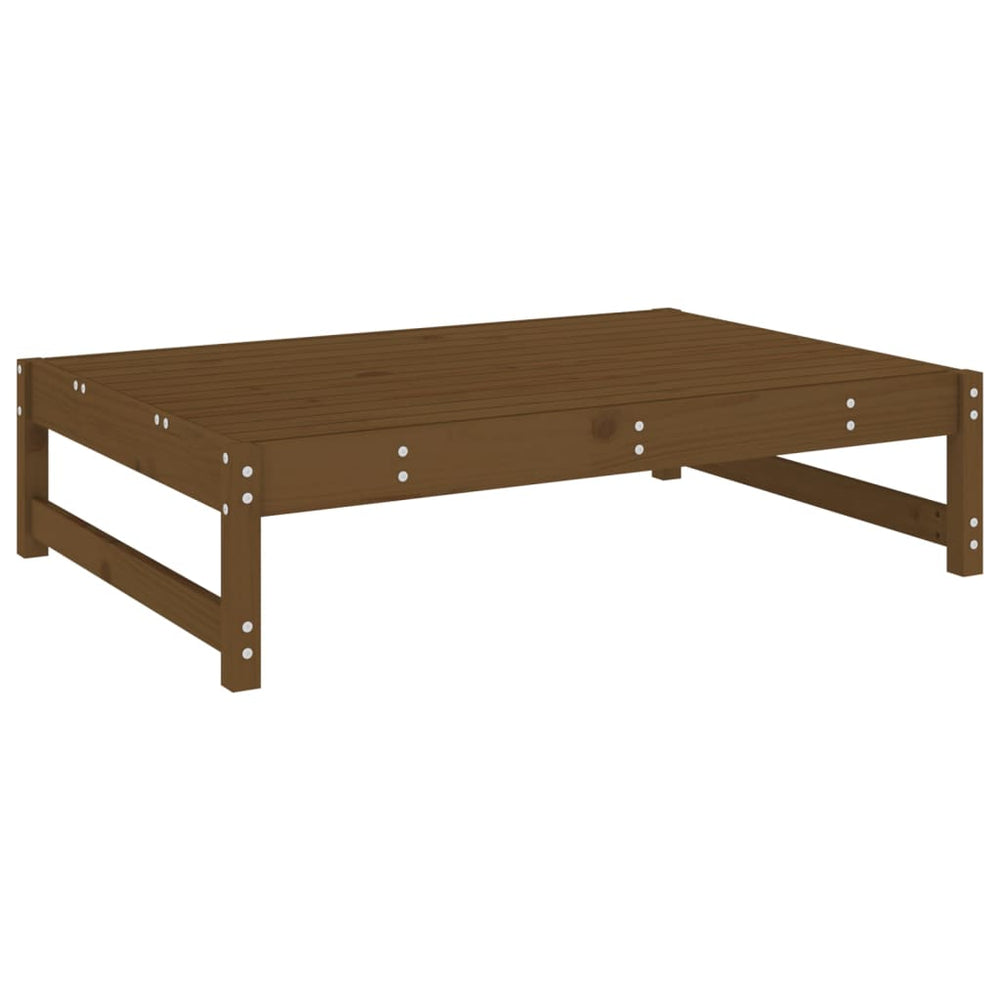 Gartenhocker Honigbraun 120x80 Kiefer Massivholz