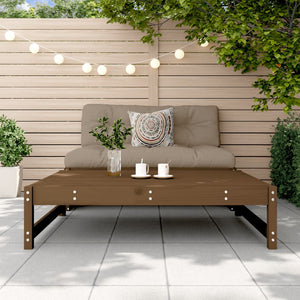 Gartenhocker Honigbraun 120x80 Kiefer Massivholz