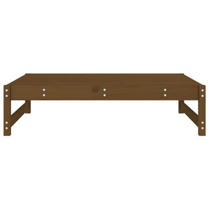 Gartenhocker Honigbraun 120x80 Kiefer Massivholz