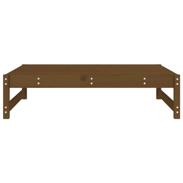 Gartenhocker Honigbraun 120x80 Kiefer Massivholz