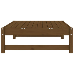 Gartenhocker Honigbraun 120x80 Kiefer Massivholz