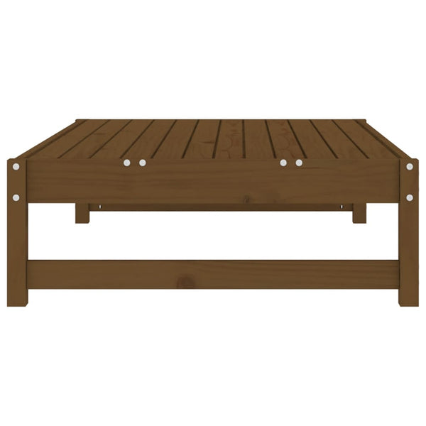 Gartenhocker Honigbraun 120x80 Kiefer Massivholz