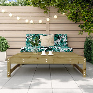 Gartenhocker Kiefernholz 120x80 cm