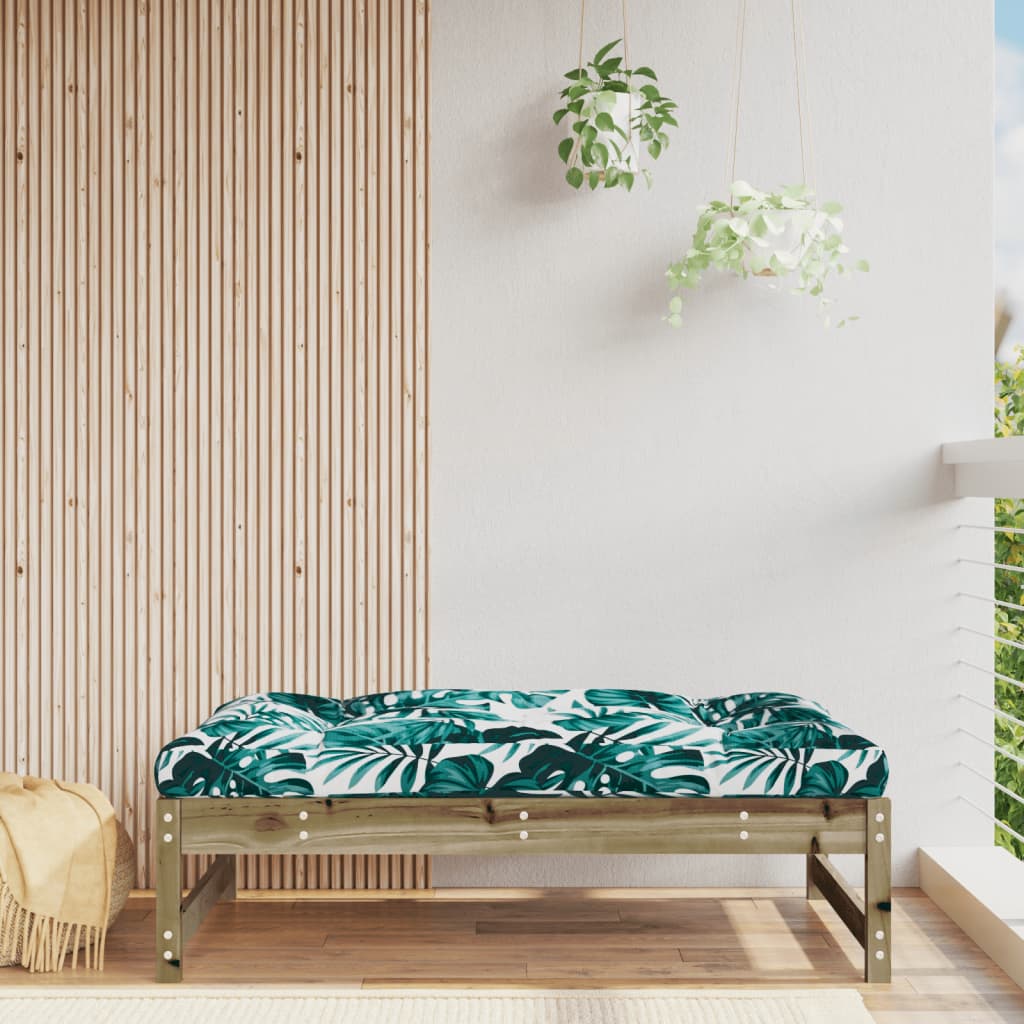 Gartenhocker Kiefernholz 120x80 cm