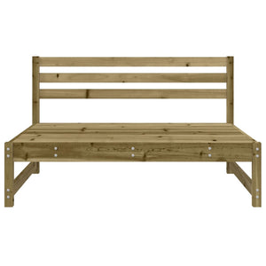 vidaXL Canapés centraux de jardin 2 pcs 120x80 cm Bois de pin imprégné