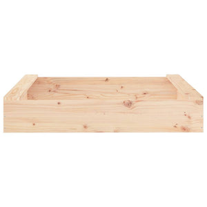 Quadratischer Sandkasten mit Sitzen aus Kiefernholz